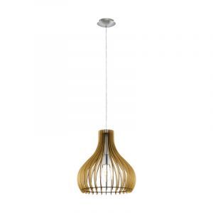 Landelijke hanglamp hout, Betsy