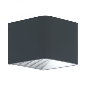 Antraciete moderne buitenlamp aluminium, Kay, 6W, 3000K LED, IP44