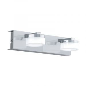 Chromen moderne wandlamp kunststof, Busra, 7W, 3000K LED, IP44