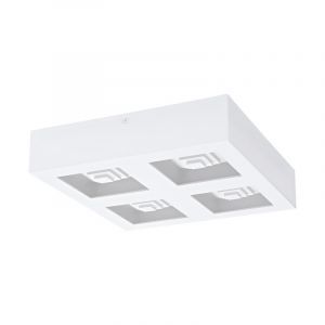 Witte moderne plafonniere, Olger, staal, 6w 3000K (warm wit) LED