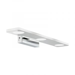 Chromen moderne wandlamp kunststof, Jan, 5W, 3000K LED, IP44
