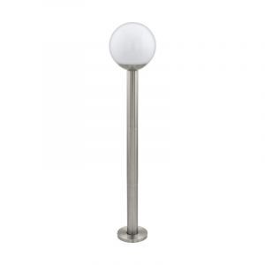 Zilveren moderne buitenlamp rvs, Baukje, IP44