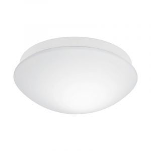 Kunststof plafondlamp Mees wit