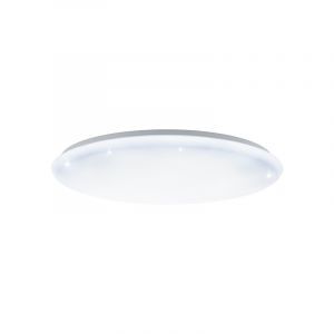 Witte plafonnière staal, Patryk, 60W, white switch LED