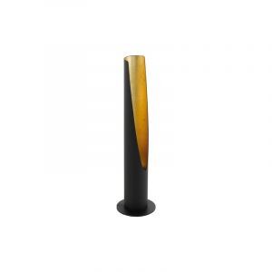 Zwarte moderne tafellamp, Aloysius, staal
