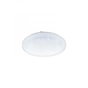 Witte plafonniere Eloise, staal, 17w 3000K (warm wit) LED