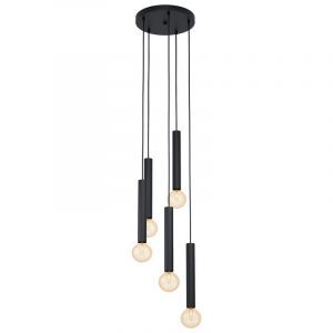 Zwarte hanglamp metaal, Nicholas