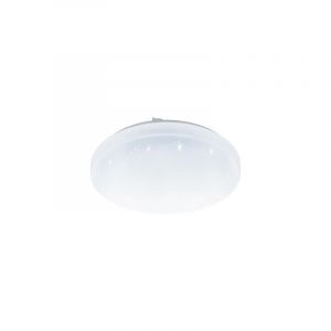 Witte plafonniere Eloise, staal, met verstelbare lichtkleur