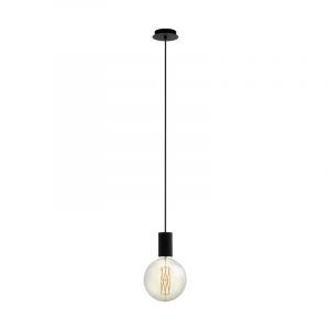 Zwarte hanglamp staal, Samed