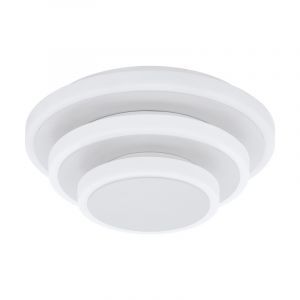 Witte moderne plafonniere, Nieck, staal, 5w 3000K (warm wit) LED