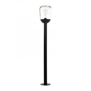 Zwarte moderne buitenlamp, Kerwin, aluminium, IP44
