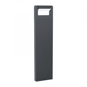 Zwarte moderne buitenlamp, Kawa, aluminium, 4,8w 3000K (warm wit) LED
