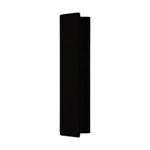Zwarte moderne wandlamp, Zion, aluminium, 12w 3000K (warm wit) LED
