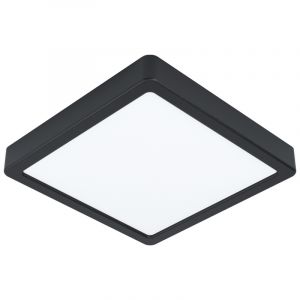 Zwarte plafondlamp Pascale, staal, 16w 3000K (warm wit) LED
