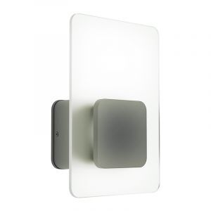 Antraciete moderne buitenlamp, Lutske, rvs, 10w 3000K (warm wit) LED