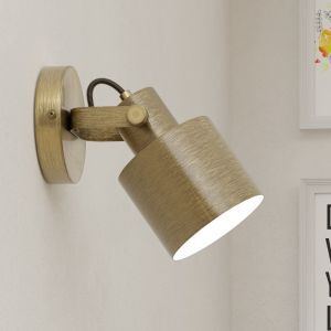 Gouden industriële wandspot aluminium, Kwinten
