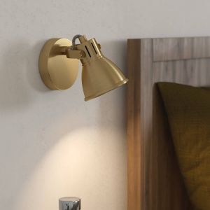 Gouden industriële wandspot aluminium, Tinke