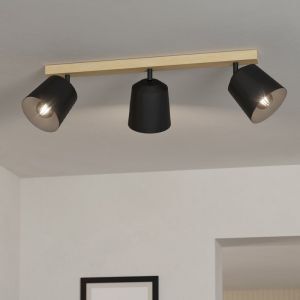 Houten plafondspot bruin, Teddy