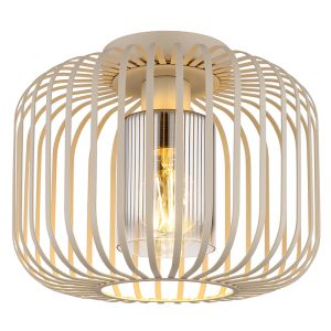 Beige industriële plafondlamp metaal, Jolanda