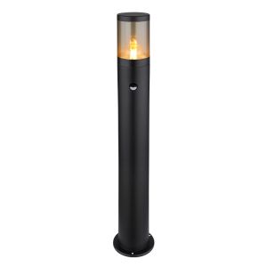 Zwarte moderne buitenlamp rvs, Lambert, IP44