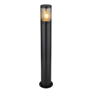 Zwarte moderne buitenlamp rvs, Lambert, IP44