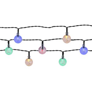 Solar snoer tuinverlichting 30 LED multicolor