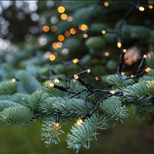 7,2m LED kerstverlichting op batterij, 96 lamps, Binnen en Buiten, met timer