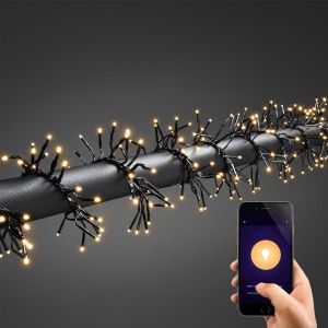 5,6 meter smart clusterverlichting, 768 warm witte leds, app bedienbaar