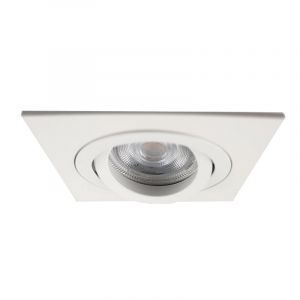 Witte vierkante inbouwspot Heido