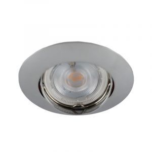 Chroom kantelbare inbouwspot Rudo, kantelbaar