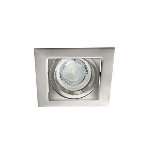 Moderne inbouwspot Filo, zilvergrijs