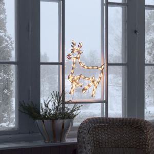 LED Kerst Rendier, dubbelzijdig verlicht met 50 leds