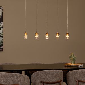 Transparante hanglamp modern, Berliane, 4W, 2700K LED