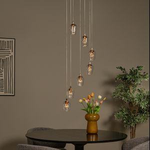 Transparante hanglamp modern, Berliane, 4W, 2700K LED