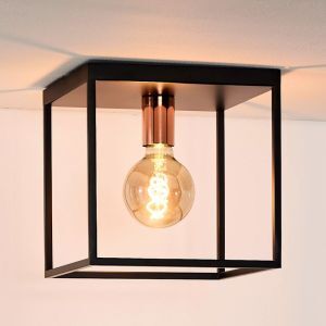 Moderne plafondlamp Arthur, Zwart