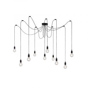 Zwarte hanglamp Fix, Siliconen