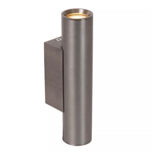 Grijze up down wandlamp modern, Dupla