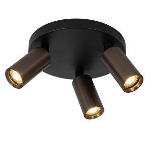 Bruine plafondspot modern, Ritmo