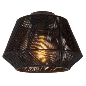 Zwarte plafonnière modern, Jessica