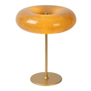 Taupe tafellamp retro, Sentino, met schakelaar