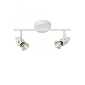 Moderne, witte plafondspot Caro