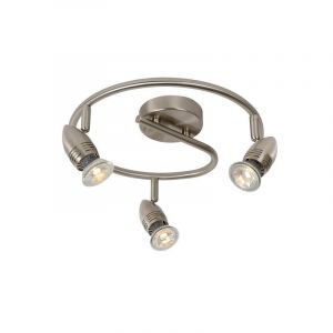 Chroom plafondspot Caro, Metaal