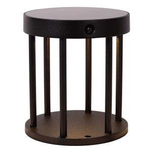 Zwarte buiten tafellamp op zonne-energie modern, Jackson, 2W, 2700K LED, IP54