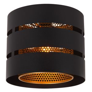 Zwarte plafonnière modern, Rosas