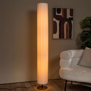 Witte vloerlamp modern, Fold, met schakelaar