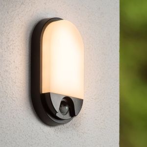 Witte badkamer wandlamp modern, Hups Ir, 10W, 3000K LED, IP54