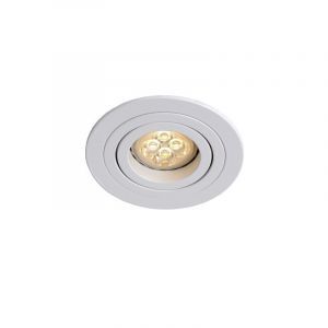 Witte inbouwspot modern, Tube