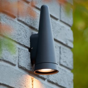 Antraciete buitenlamp modern, Wizard, IP54