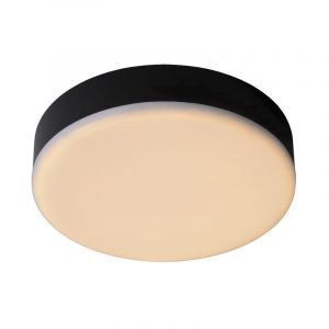 Zwarte plafonniere Ceres, Rond