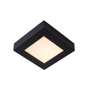 Zwarte plafonniere Brice, aluminium, 15w geintegreerd warm wit LED
